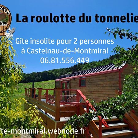 La Roulotte Du Tonnelier Vila Castelnau-de-Montmiral Exterior foto